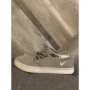 NIKE Braata SB Men\'s 6 Gray Canvas Low Top Skate Sneakers Shoes 458697-004 Nike Braata SB Canvas Grey White 458697-004 Men main image 3
